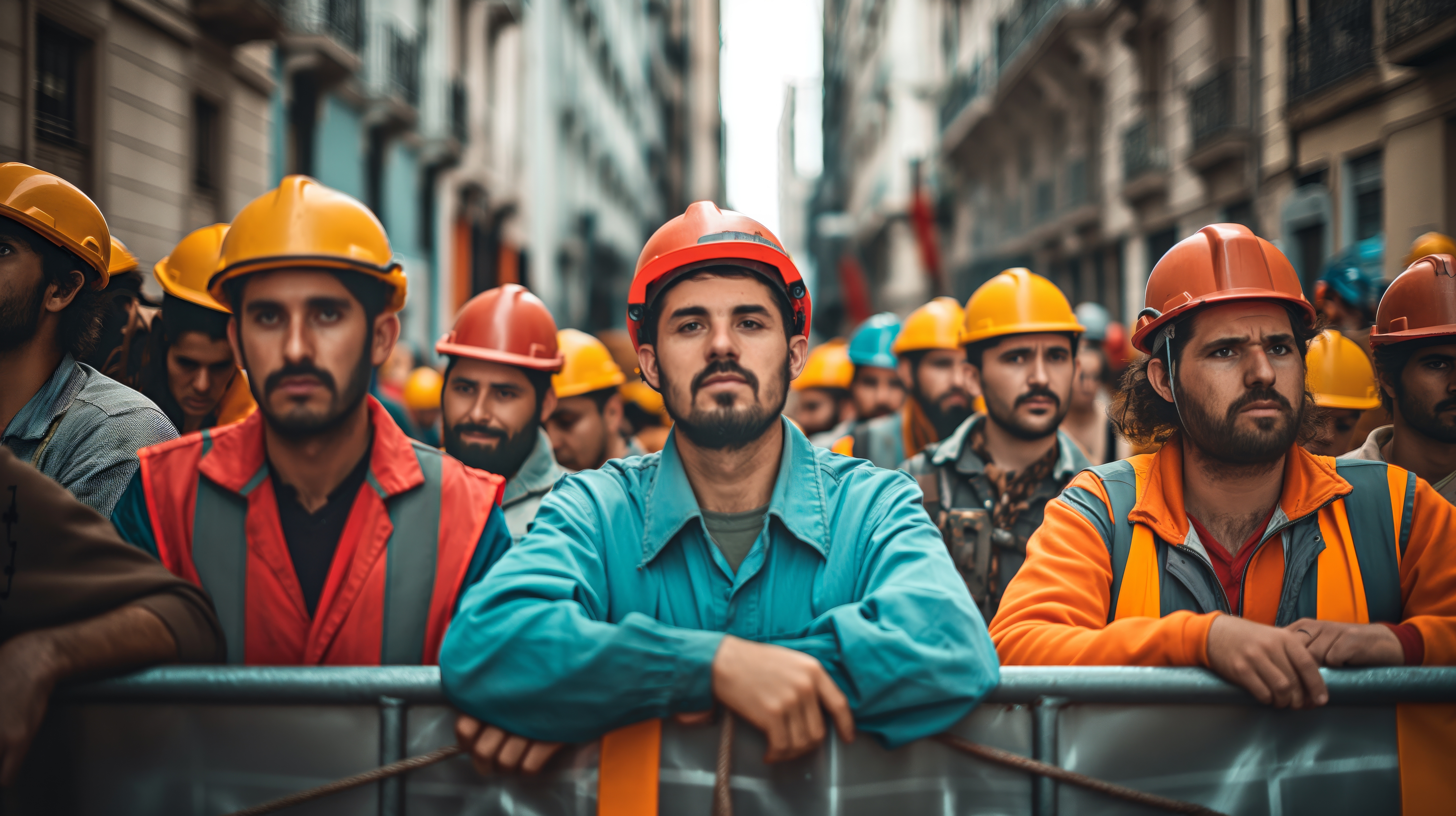 Workforce briefing before starting maintenance duties